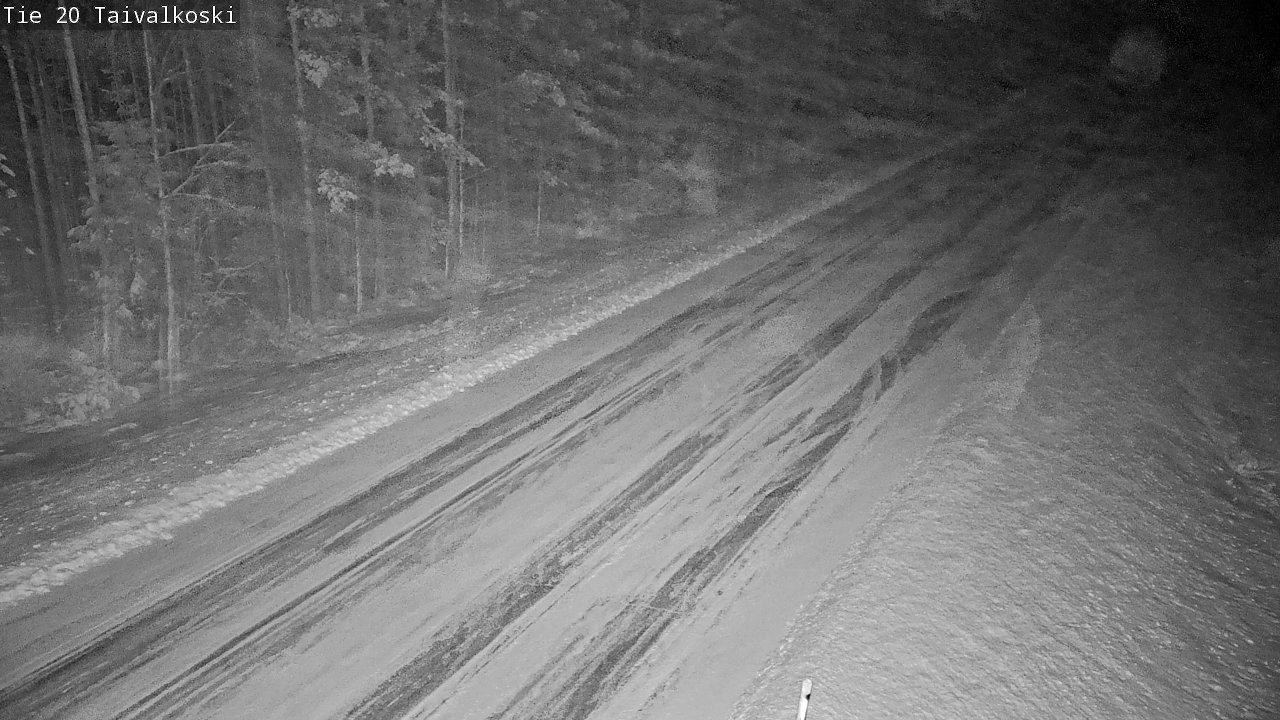 Weather Camera Image Road 20 Taivalkoski, Taivalkoski, Pohjois-Pohjanmaa