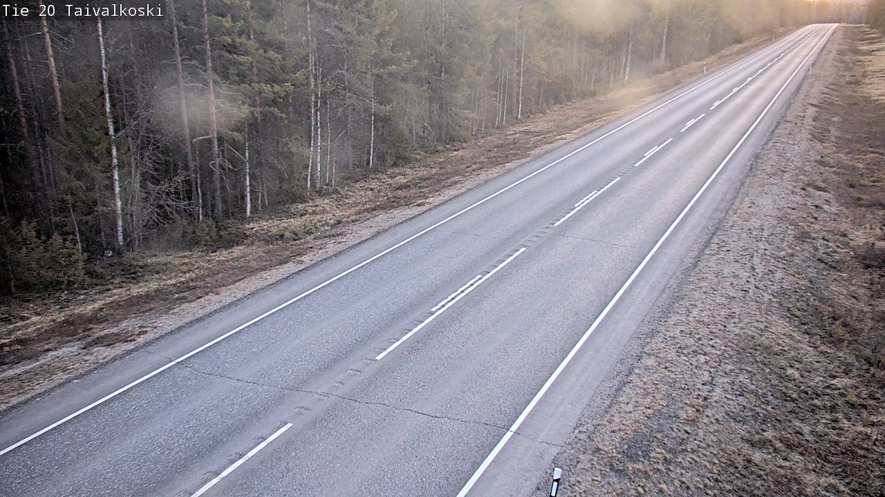 Kelikamerat Kuva Tie 20 Taivalkoski, Taivalkoski, Pohjois-Pohjanmaa