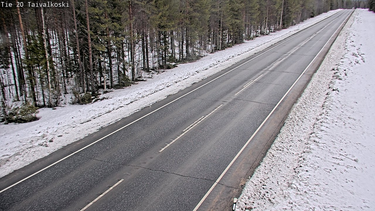 Kelikamerat Kuva Tie 20 Taivalkoski, Taivalkoski, Pohjois-Pohjanmaa