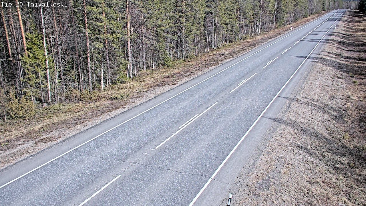 Kelikamerat Kuva Tie 20 Taivalkoski, Taivalkoski, Pohjois-Pohjanmaa