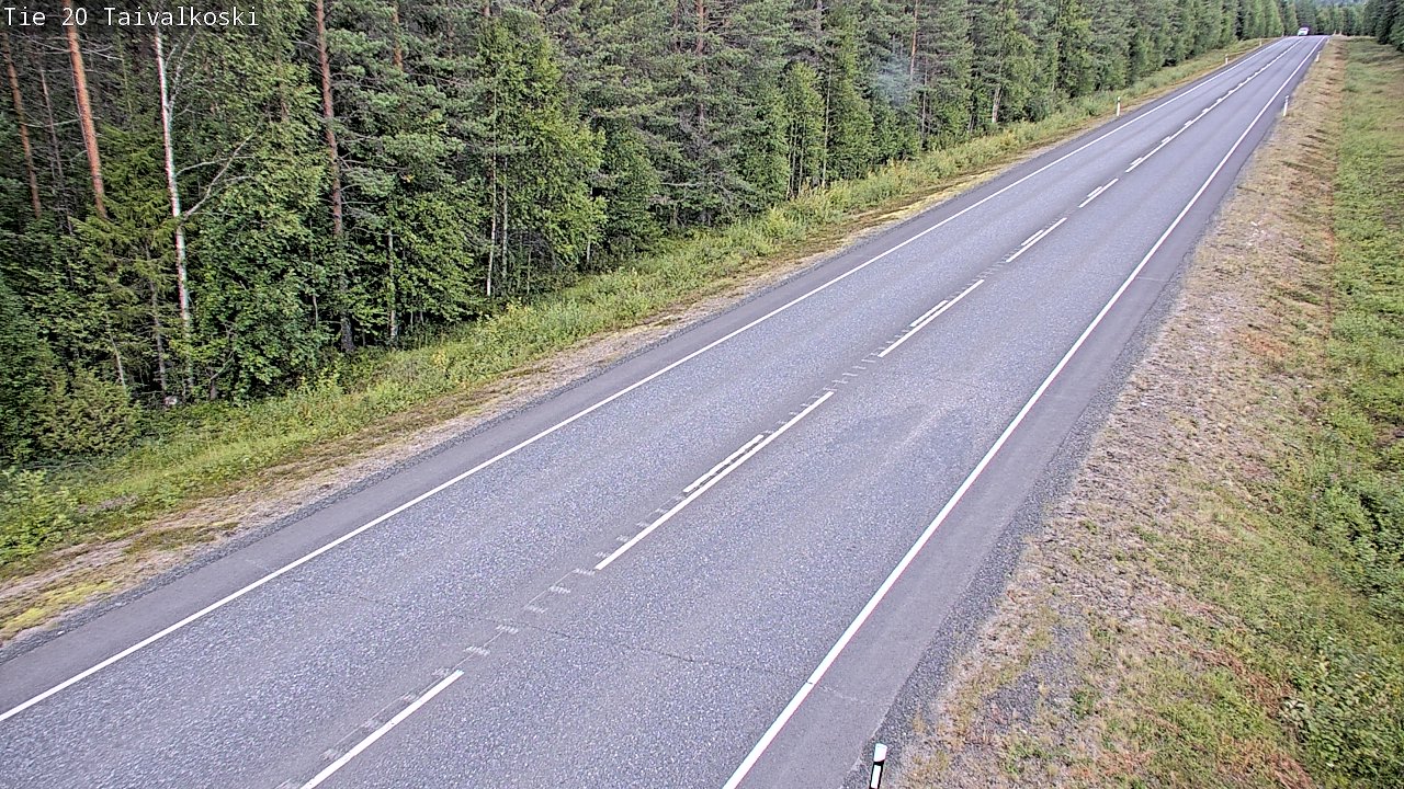 Kelikamerat Kuva Tie 20 Taivalkoski, Taivalkoski, Pohjois-Pohjanmaa