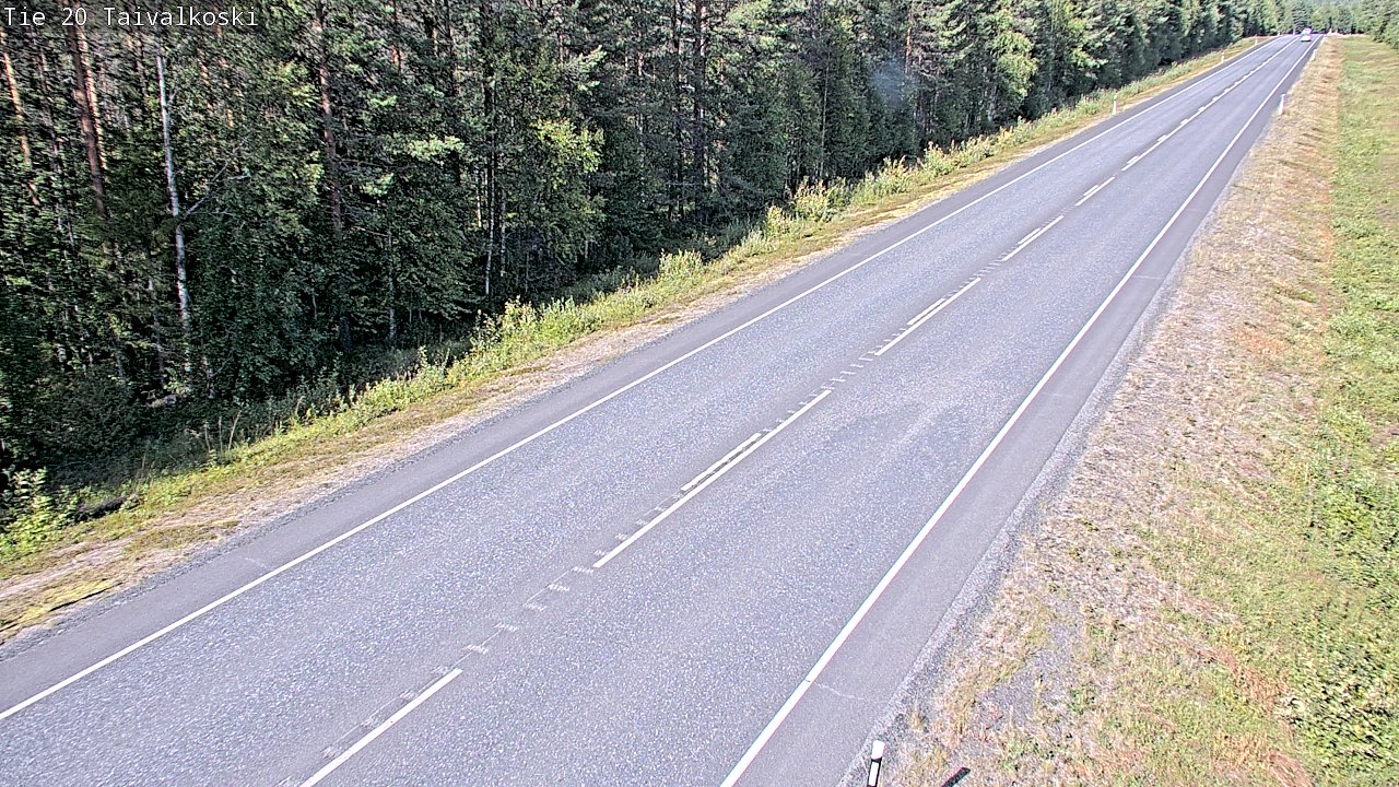 Kelikamerat Kuva Tie 20 Taivalkoski, Taivalkoski, Pohjois-Pohjanmaa