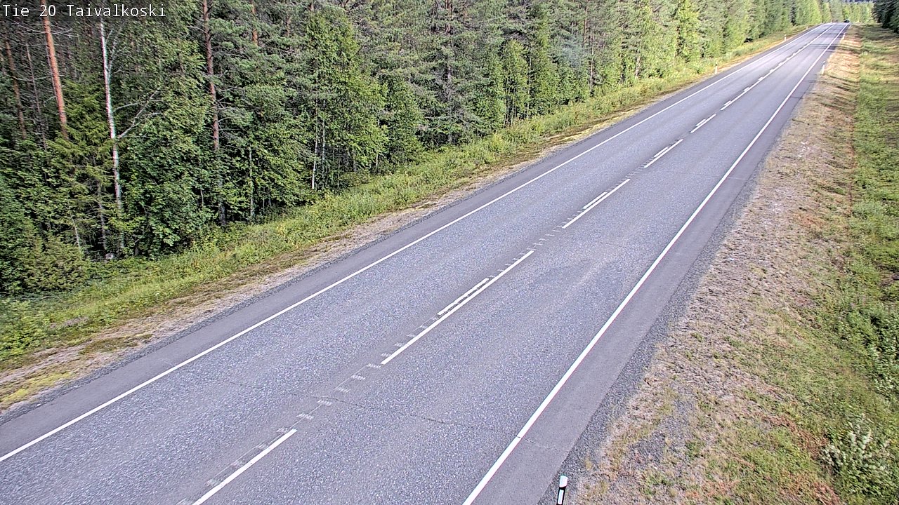 Kelikamerat Kuva Tie 20 Taivalkoski, Taivalkoski, Pohjois-Pohjanmaa