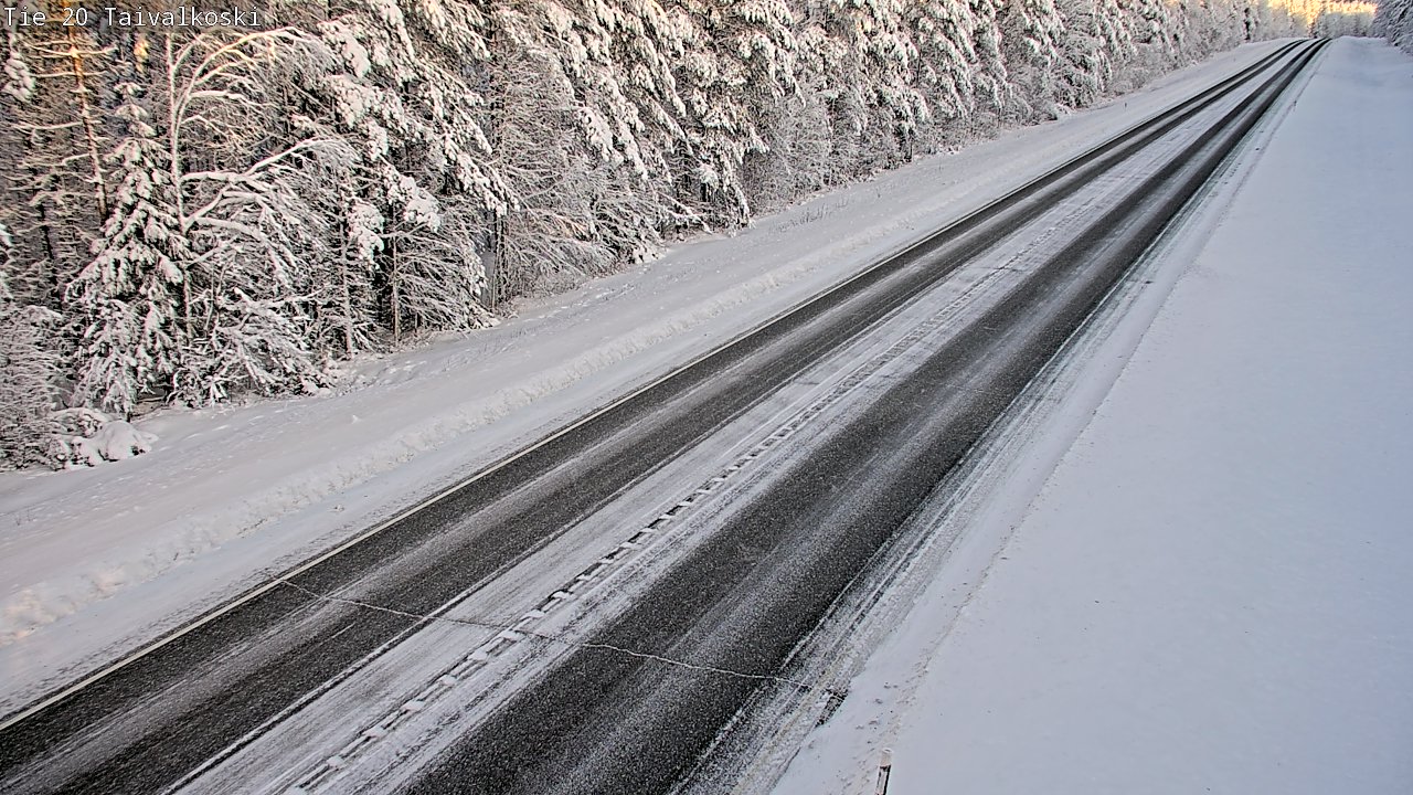 Kelikamerat Kuva Tie 20 Taivalkoski, Taivalkoski, Pohjois-Pohjanmaa