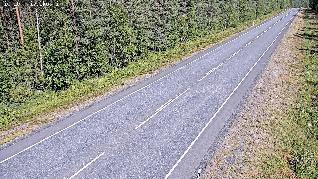 Kelikamerat Kuva Tie 20 Taivalkoski, Taivalkoski, Pohjois-Pohjanmaa