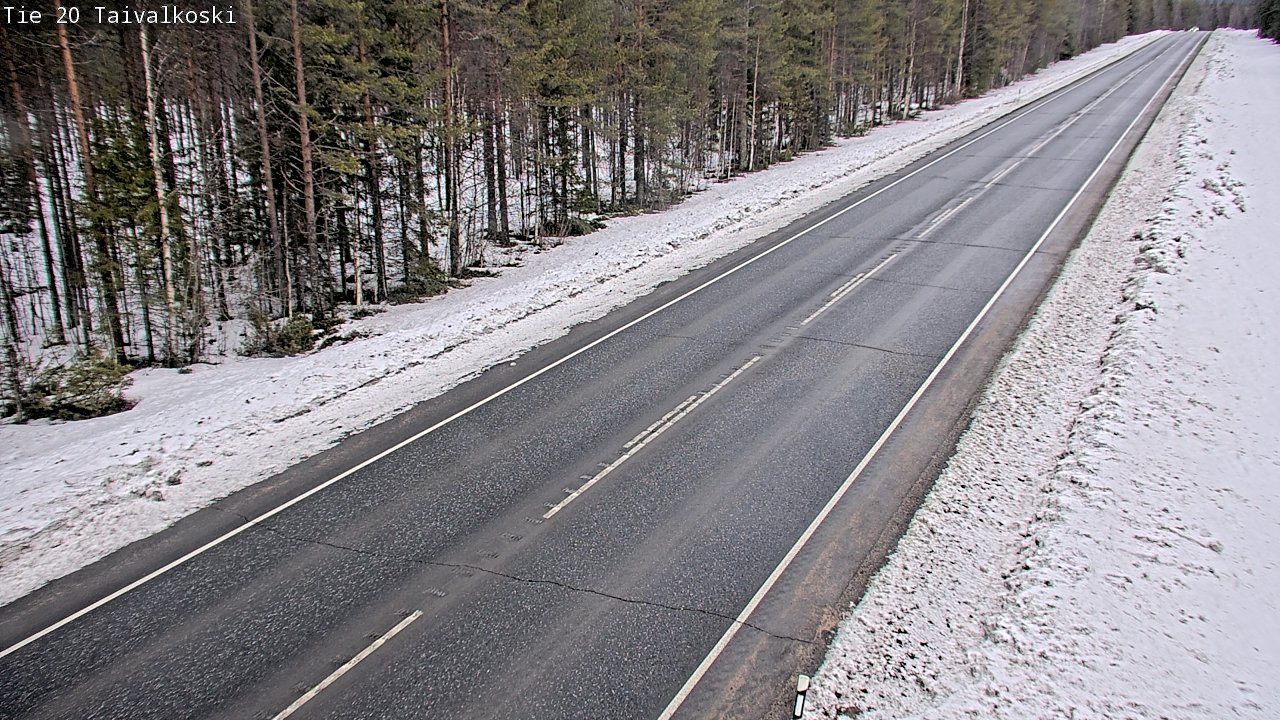 Kelikamerat Kuva Tie 20 Taivalkoski, Taivalkoski, Pohjois-Pohjanmaa