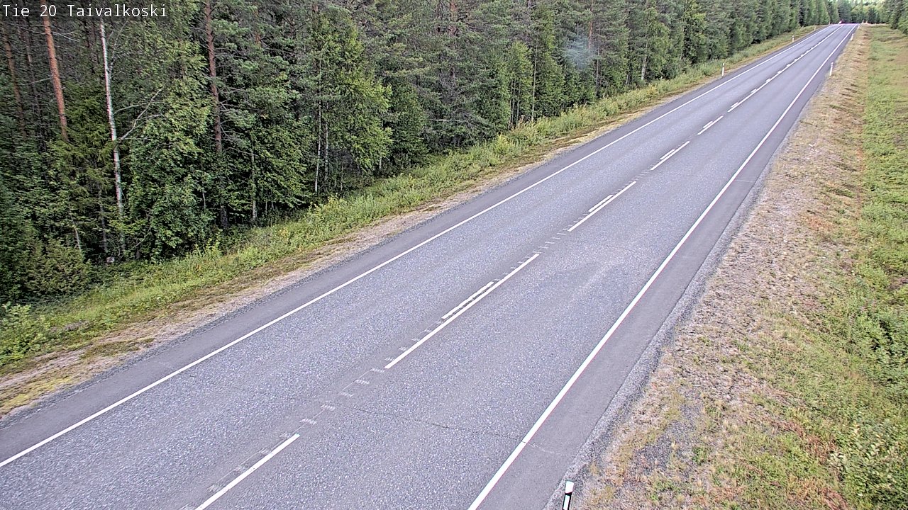 Kelikamerat Kuva Tie 20 Taivalkoski, Taivalkoski, Pohjois-Pohjanmaa