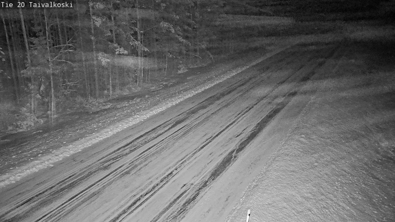 Weather Camera Image Road 20 Taivalkoski, Taivalkoski, Pohjois-Pohjanmaa