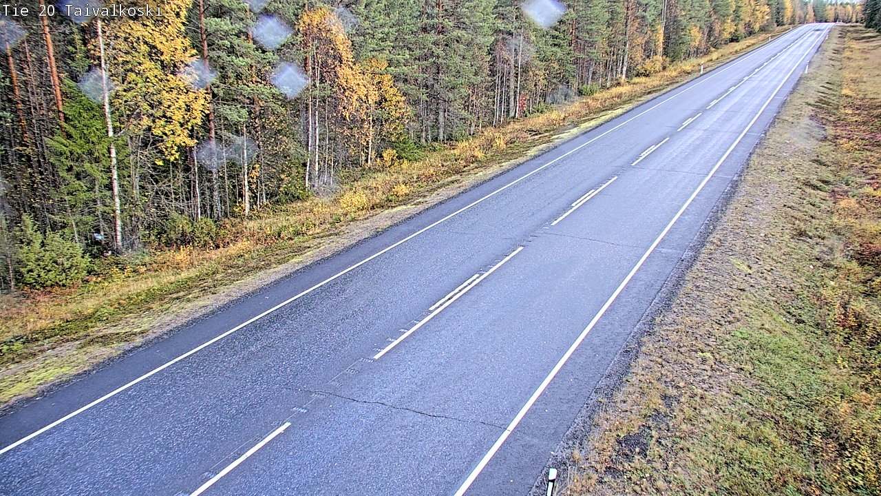 Kelikamerat Kuva Tie 20 Taivalkoski, Taivalkoski, Pohjois-Pohjanmaa
