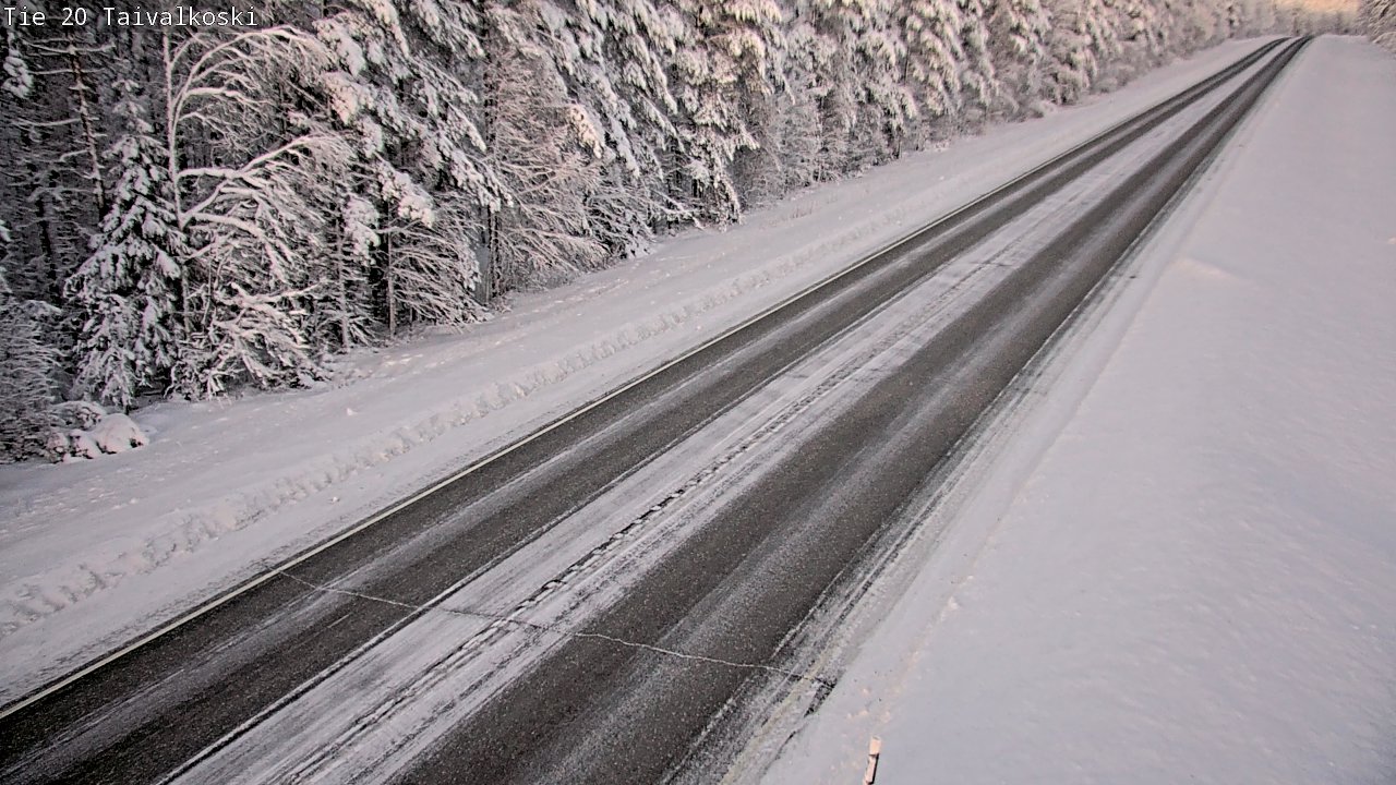 Weather Camera Image Road 20 Taivalkoski, Taivalkoski, Pohjois-Pohjanmaa