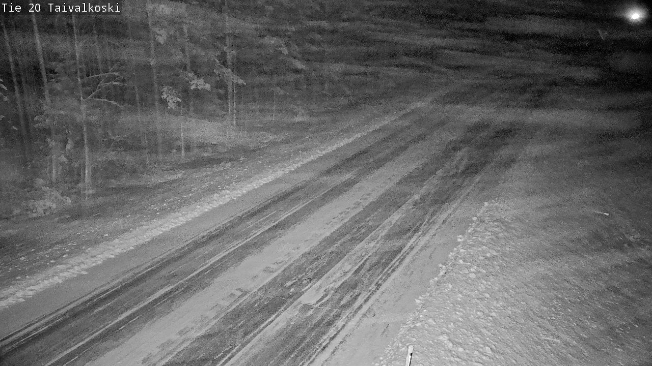 Weather Camera Image Road 20 Taivalkoski, Taivalkoski, Pohjois-Pohjanmaa