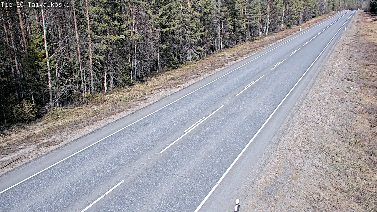 Kelikamerat Kuva Tie 20 Taivalkoski, Taivalkoski, Pohjois-Pohjanmaa