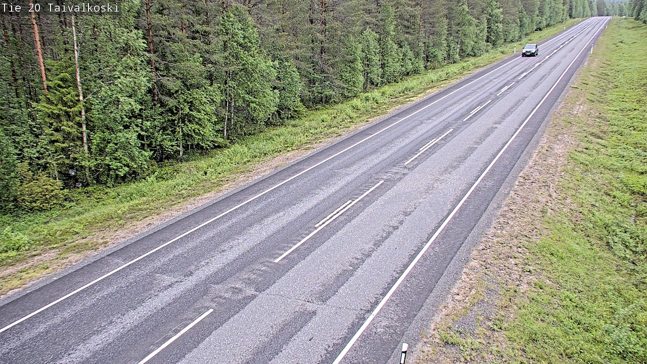Kelikamerat Kuva Tie 20 Taivalkoski, Taivalkoski, Pohjois-Pohjanmaa