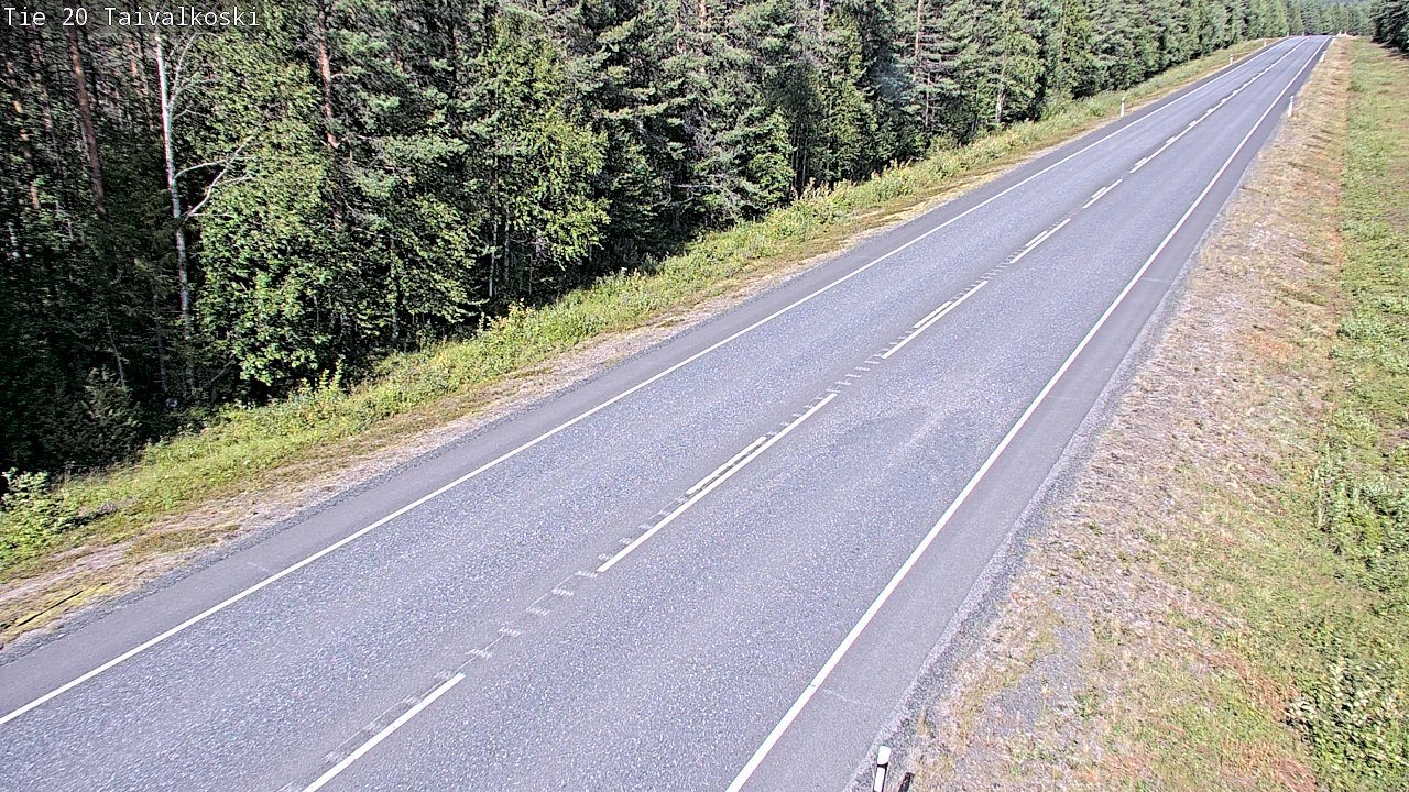 Kelikamerat Kuva Tie 20 Taivalkoski, Taivalkoski, Pohjois-Pohjanmaa