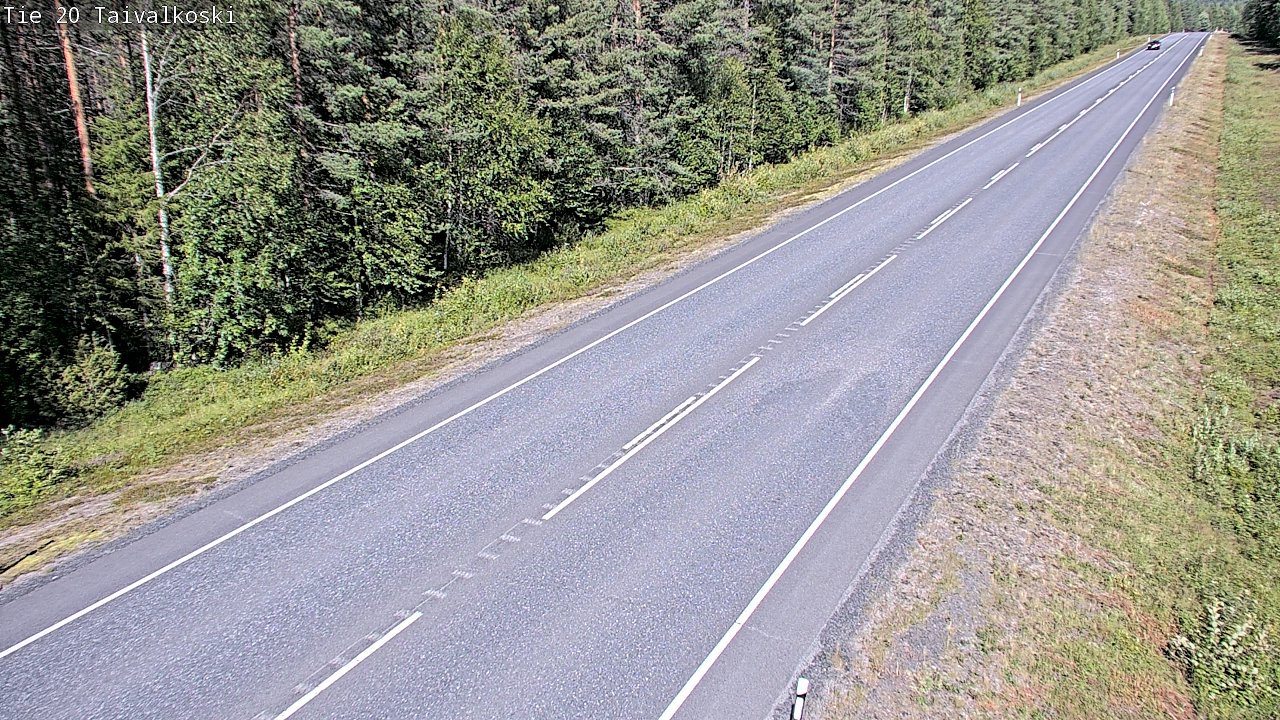 Kelikamerat Kuva Tie 20 Taivalkoski, Taivalkoski, Pohjois-Pohjanmaa