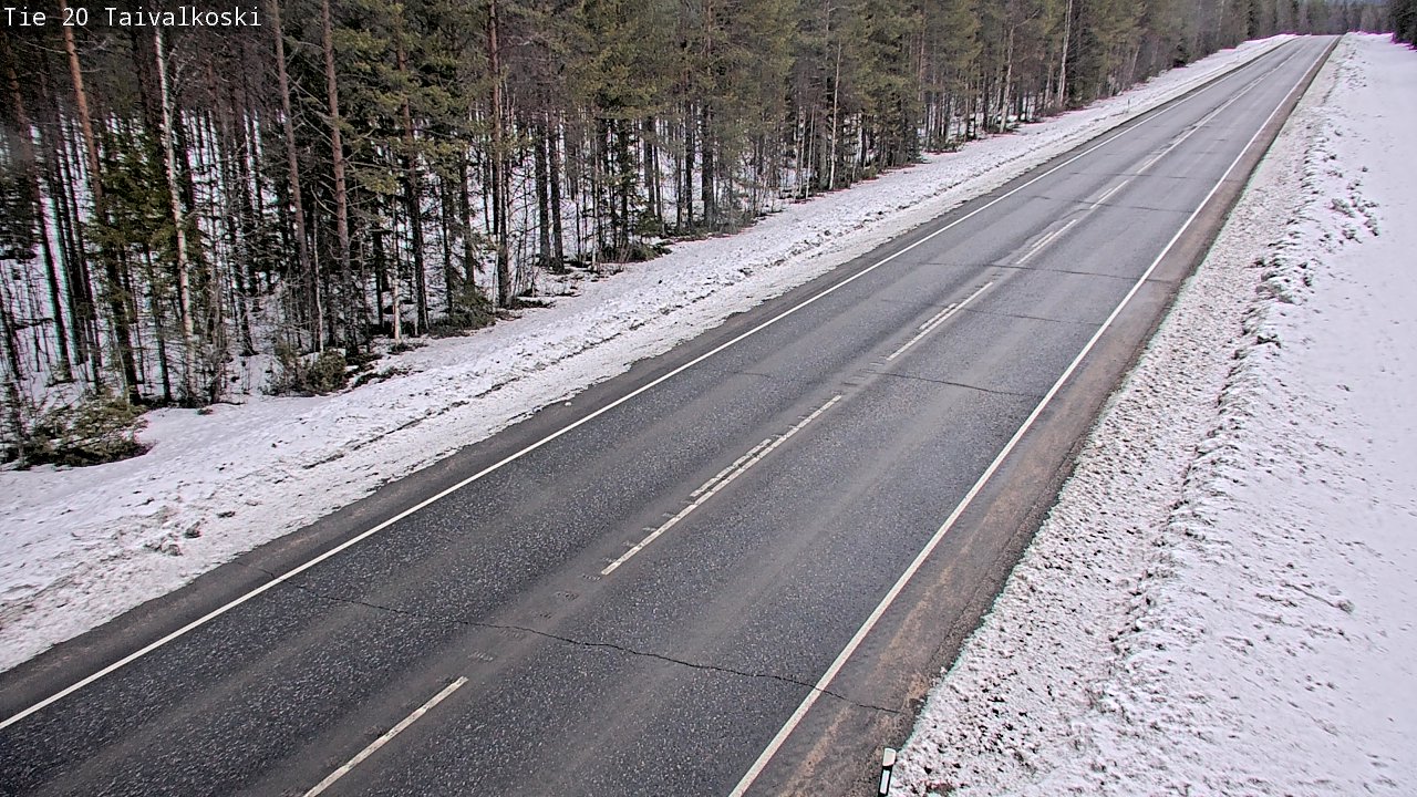 Kelikamerat Kuva Tie 20 Taivalkoski, Taivalkoski, Pohjois-Pohjanmaa