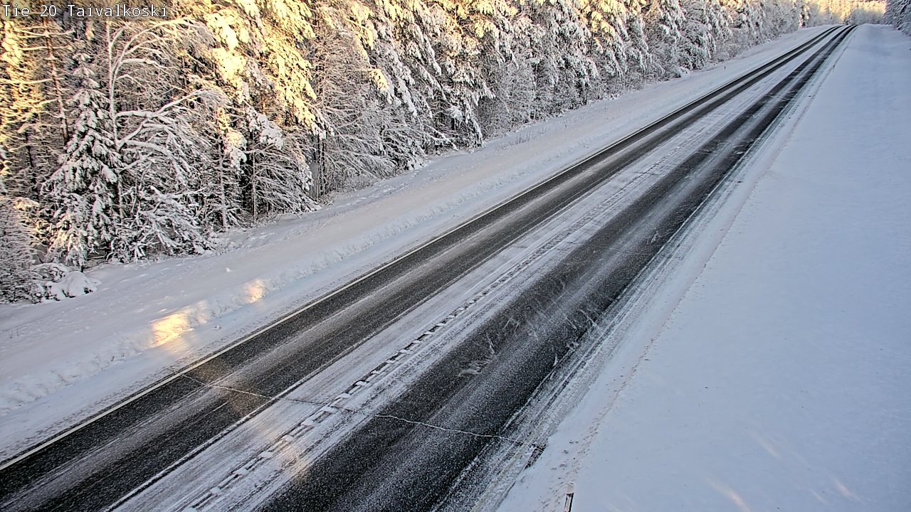 Kelikamerat Kuva Tie 20 Taivalkoski, Taivalkoski, Pohjois-Pohjanmaa