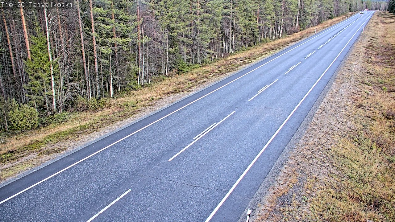 Kelikamerat Kuva Tie 20 Taivalkoski, Taivalkoski, Pohjois-Pohjanmaa