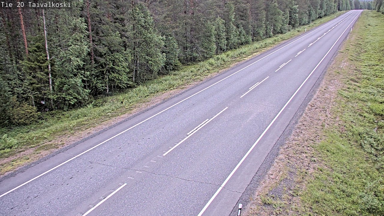 Kelikamerat Kuva Tie 20 Taivalkoski, Taivalkoski, Pohjois-Pohjanmaa