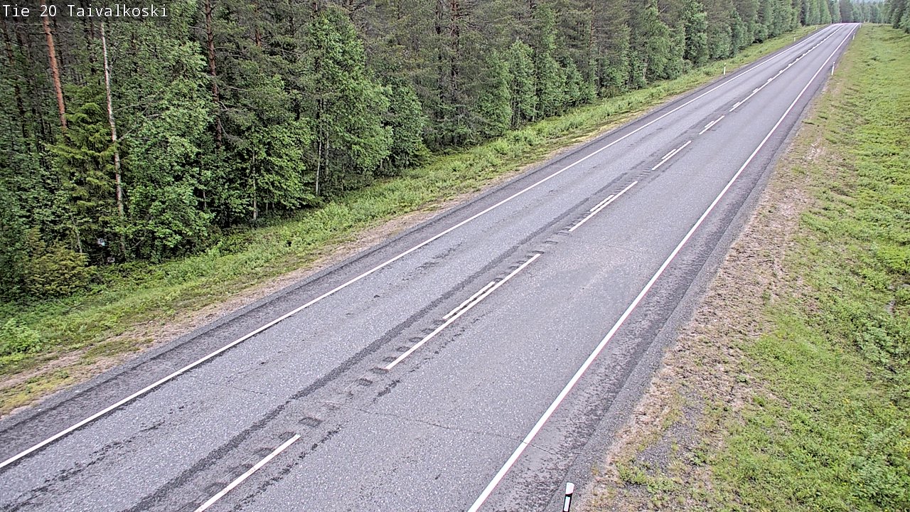 Kelikamerat Kuva Tie 20 Taivalkoski, Taivalkoski, Pohjois-Pohjanmaa