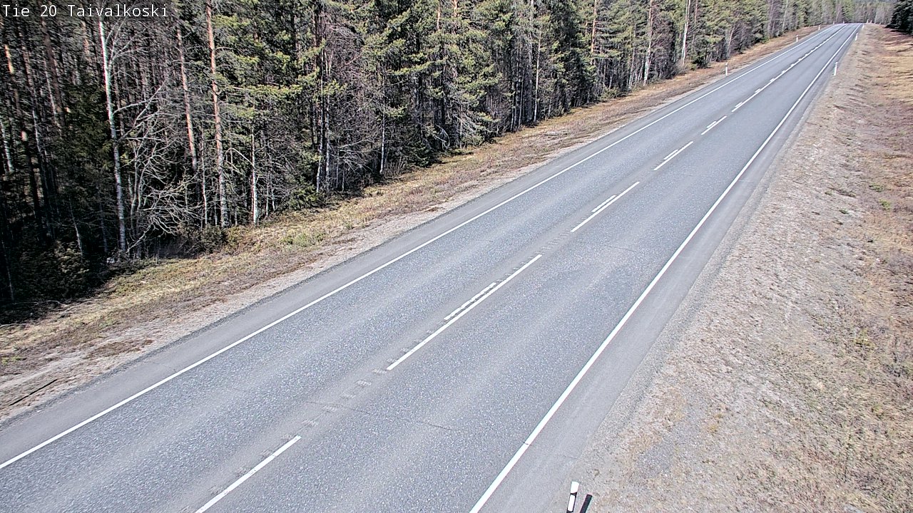 Kelikamerat Kuva Tie 20 Taivalkoski, Taivalkoski, Pohjois-Pohjanmaa