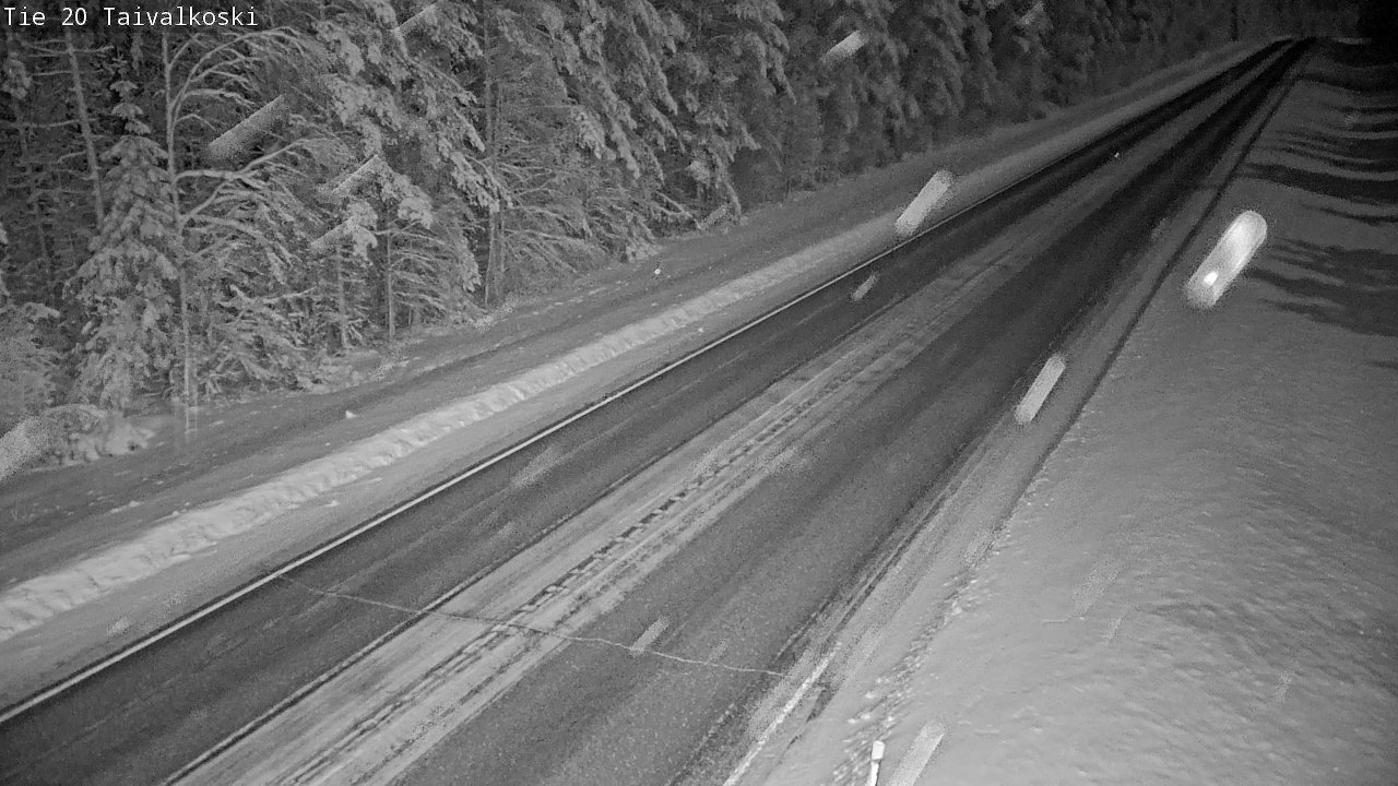 Weather Camera Image Road 20 Taivalkoski, Taivalkoski, Pohjois-Pohjanmaa