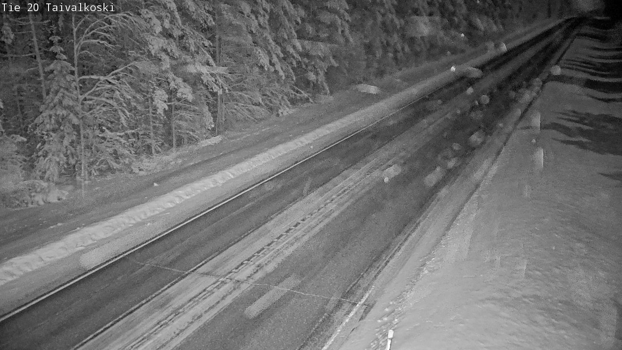 Weather Camera Image Road 20 Taivalkoski, Taivalkoski, Pohjois-Pohjanmaa