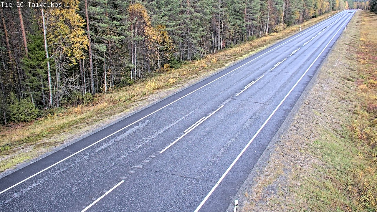 Kelikamerat Kuva Tie 20 Taivalkoski, Taivalkoski, Pohjois-Pohjanmaa