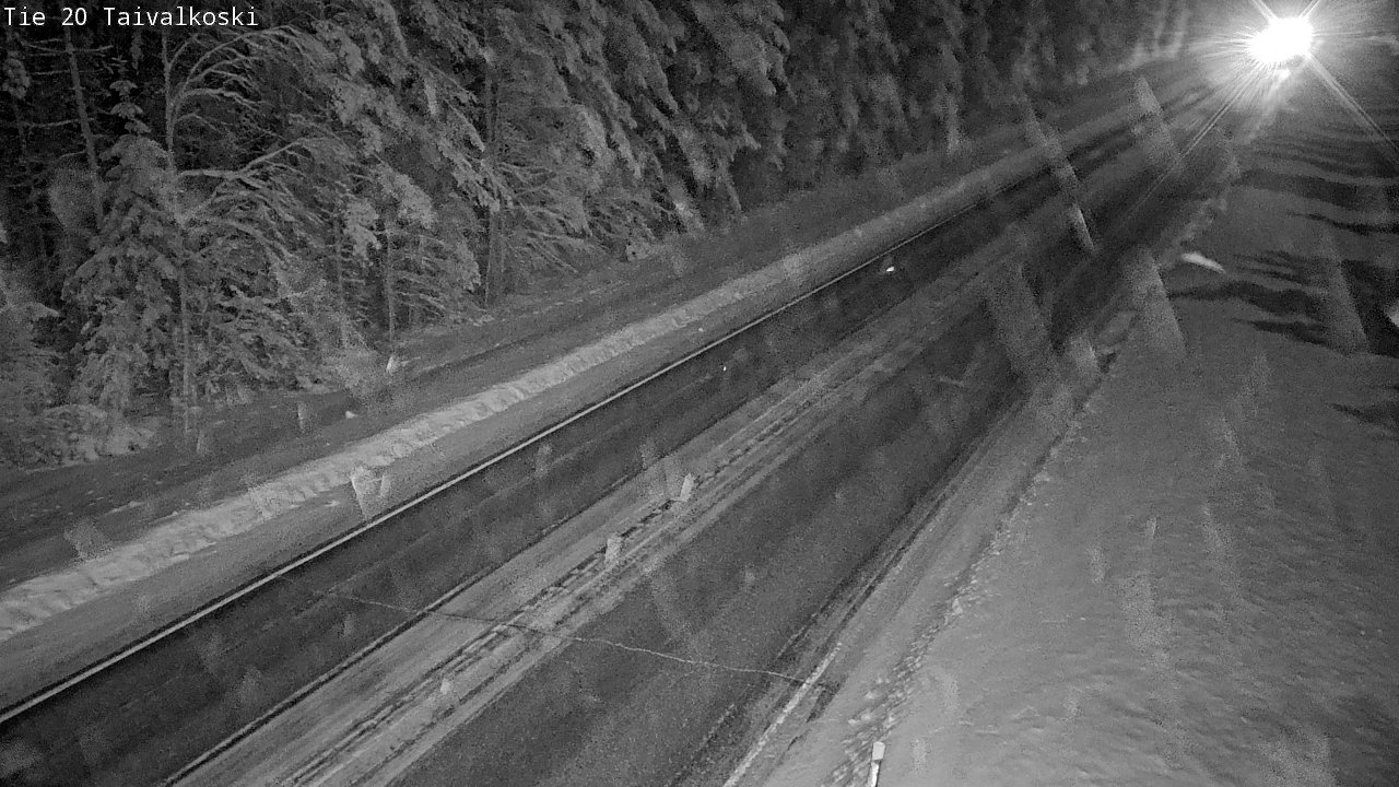 Weather Camera Image Road 20 Taivalkoski, Taivalkoski, Pohjois-Pohjanmaa