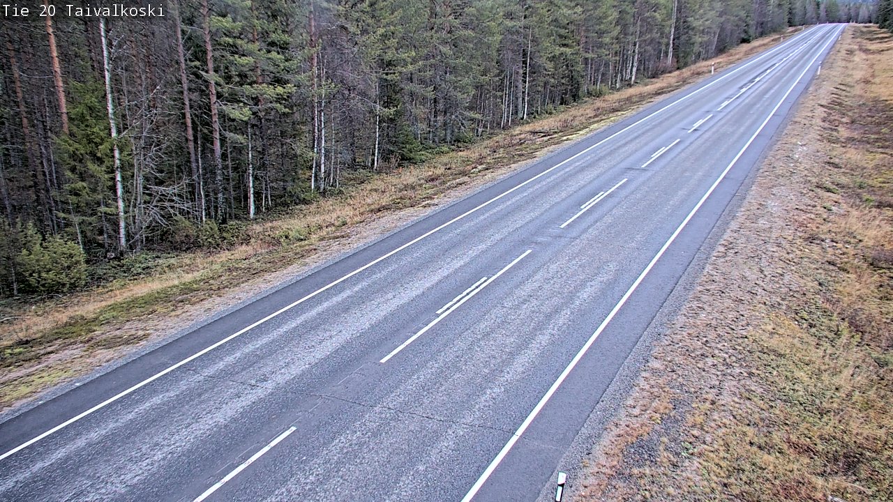 Kelikamerat Kuva Tie 20 Taivalkoski, Taivalkoski, Pohjois-Pohjanmaa