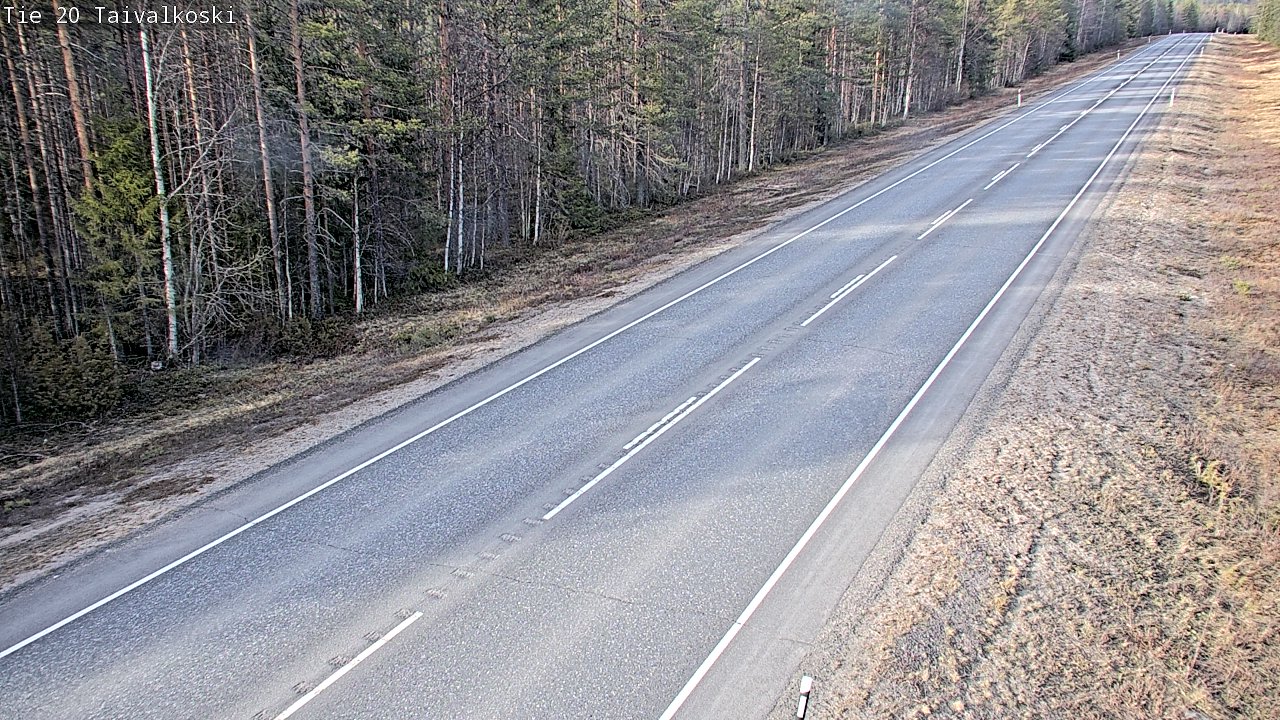 Kelikamerat Kuva Tie 20 Taivalkoski, Taivalkoski, Pohjois-Pohjanmaa