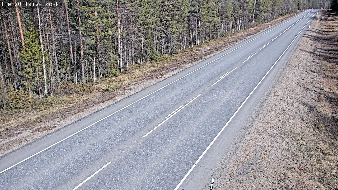 Kelikamerat Kuva Tie 20 Taivalkoski, Taivalkoski, Pohjois-Pohjanmaa