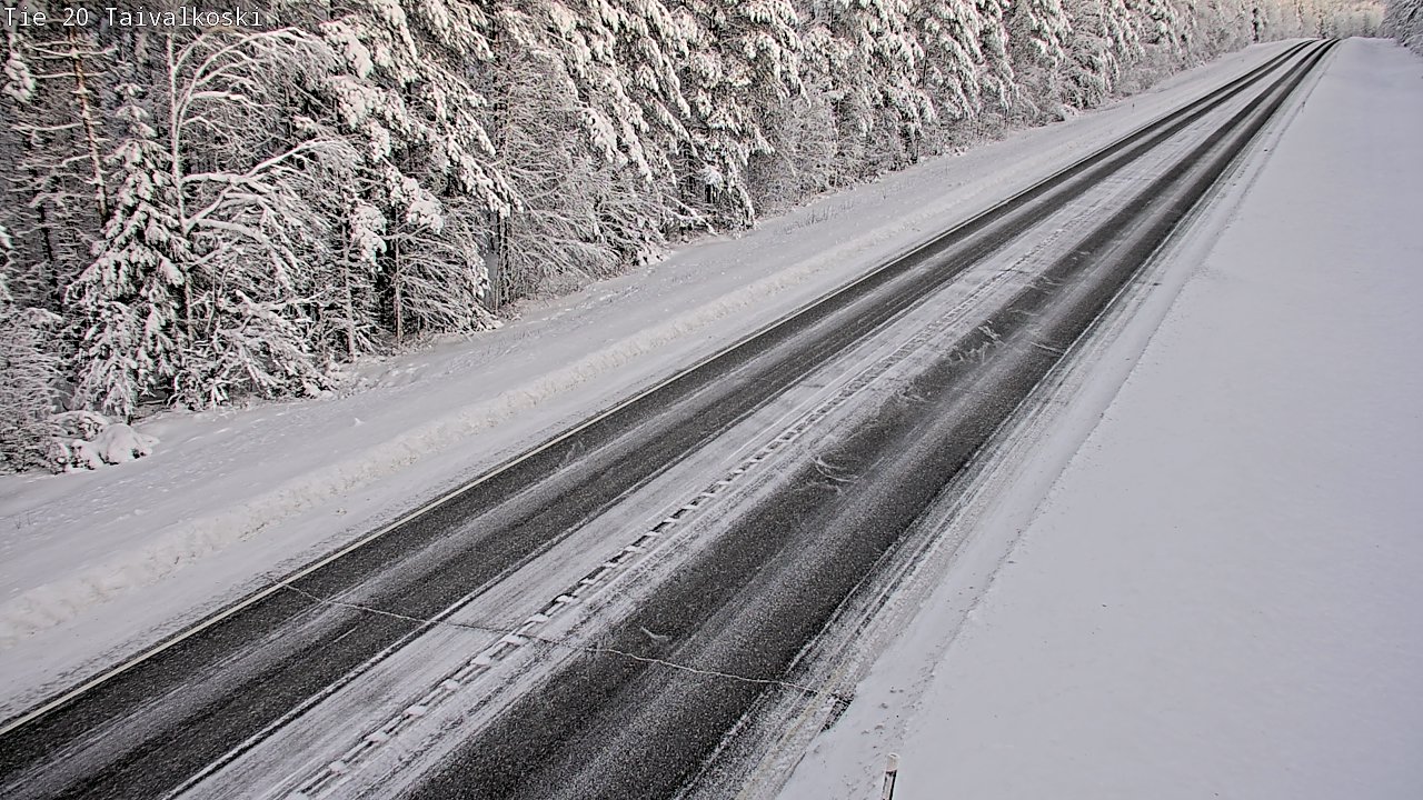 Kelikamerat Kuva Tie 20 Taivalkoski, Taivalkoski, Pohjois-Pohjanmaa