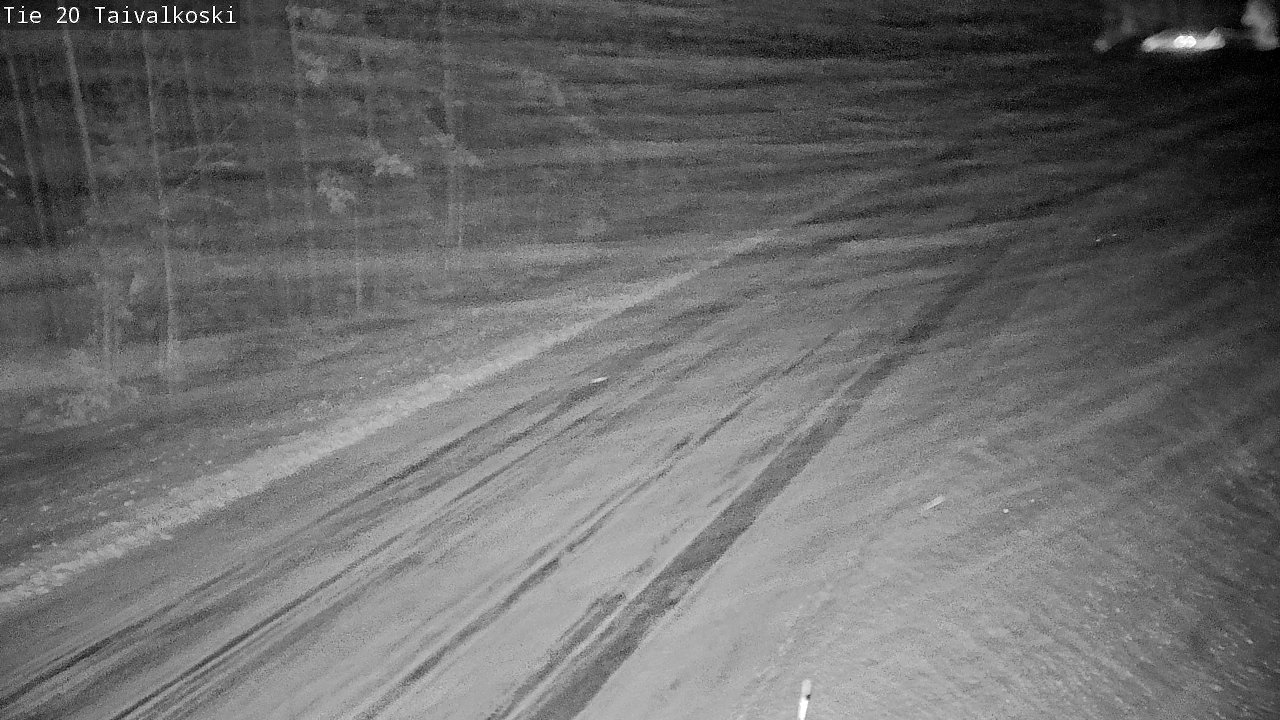Weather Camera Image Road 20 Taivalkoski, Taivalkoski, Pohjois-Pohjanmaa