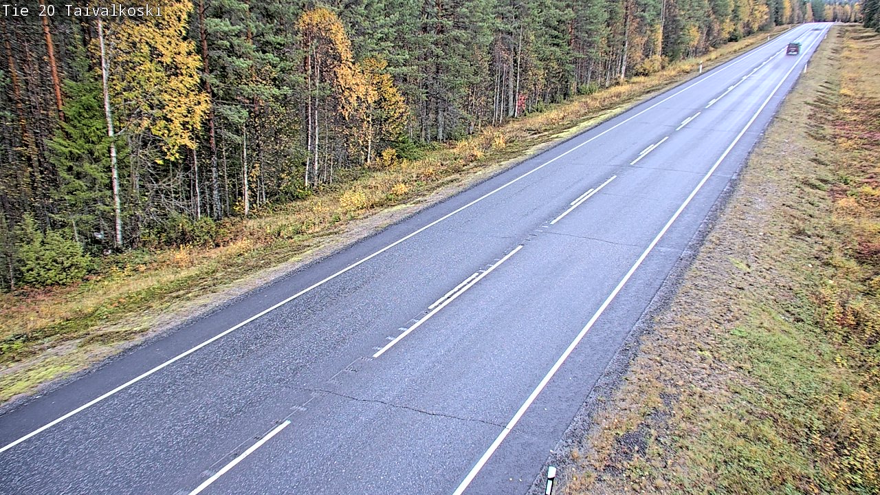 Kelikamerat Kuva Tie 20 Taivalkoski, Taivalkoski, Pohjois-Pohjanmaa