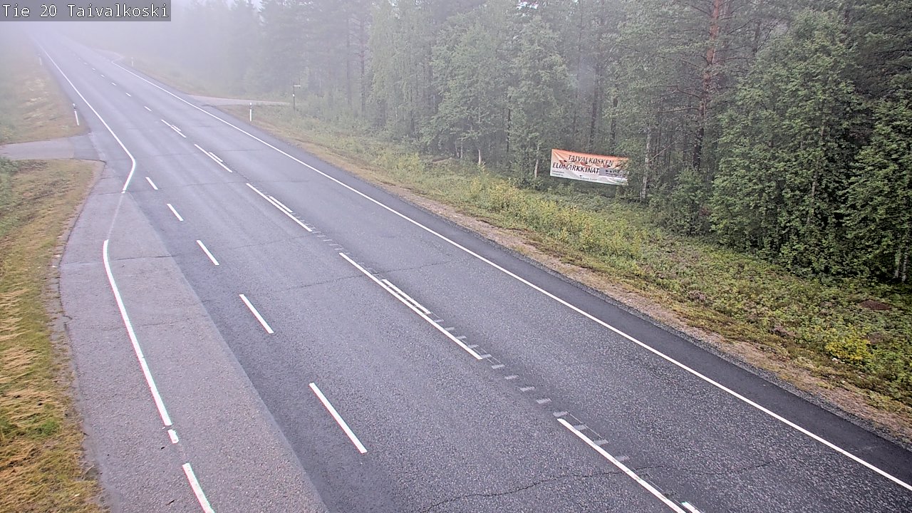 Kelikamerat Kuva Tie 20 Taivalkoski, Taivalkoski, Pohjois-Pohjanmaa