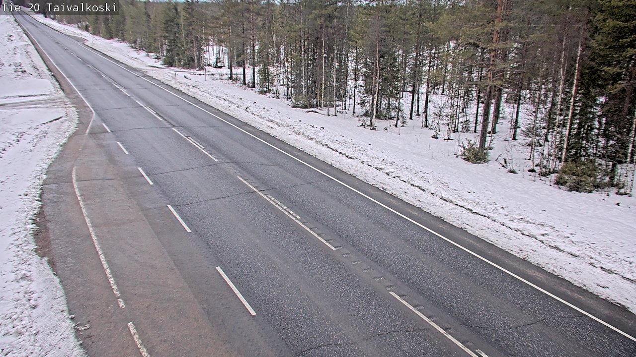 Kelikamerat Kuva Tie 20 Taivalkoski, Taivalkoski, Pohjois-Pohjanmaa