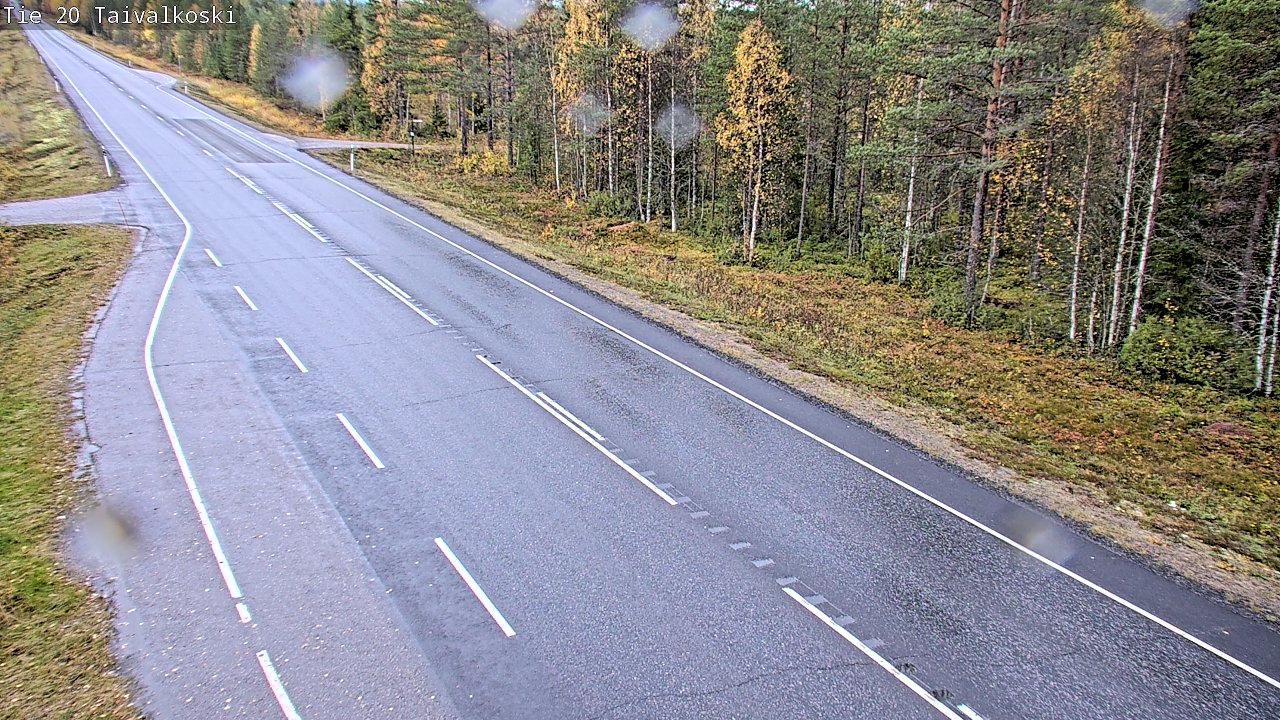 Weather Camera Image Road 20 Taivalkoski, Taivalkoski, Pohjois-Pohjanmaa
