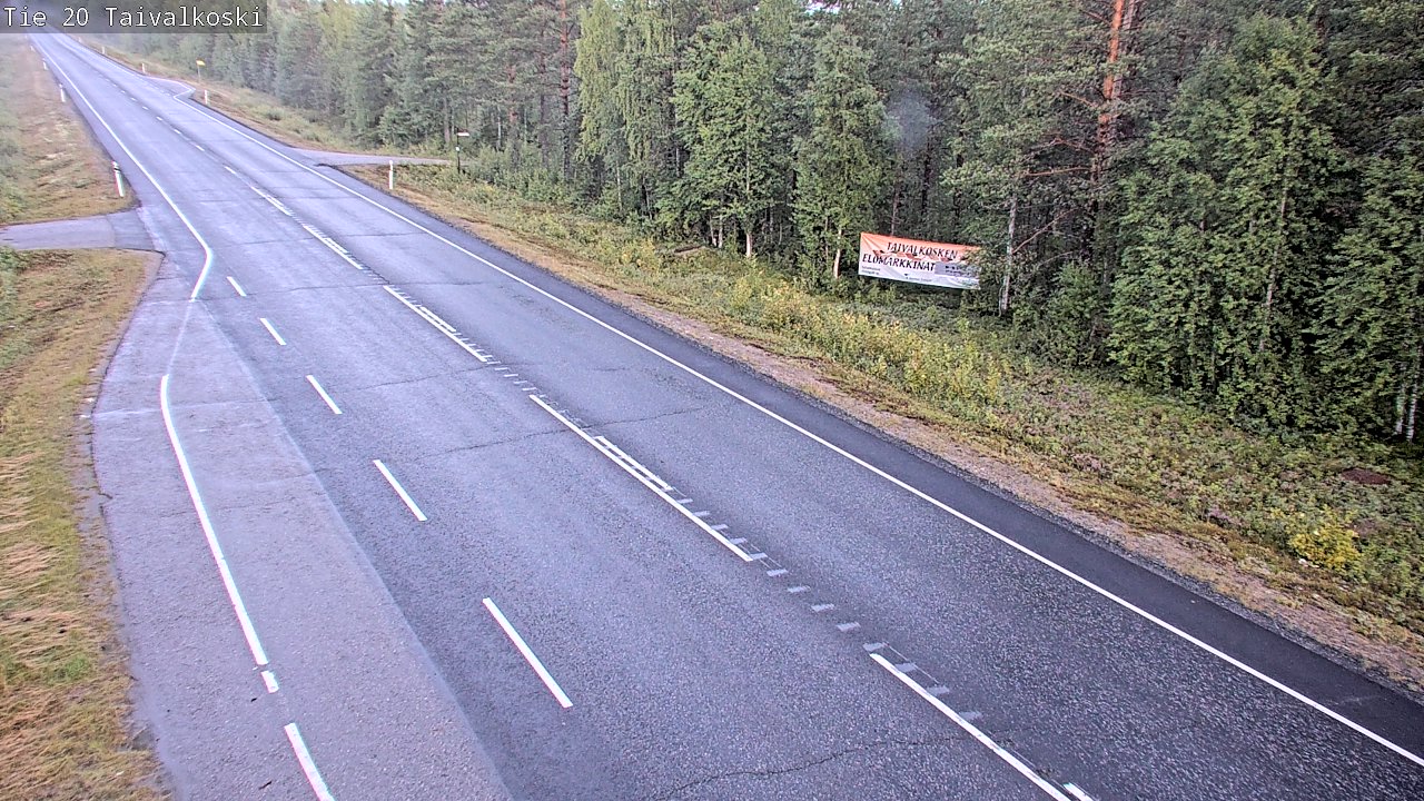 Kelikamerat Kuva Tie 20 Taivalkoski, Taivalkoski, Pohjois-Pohjanmaa