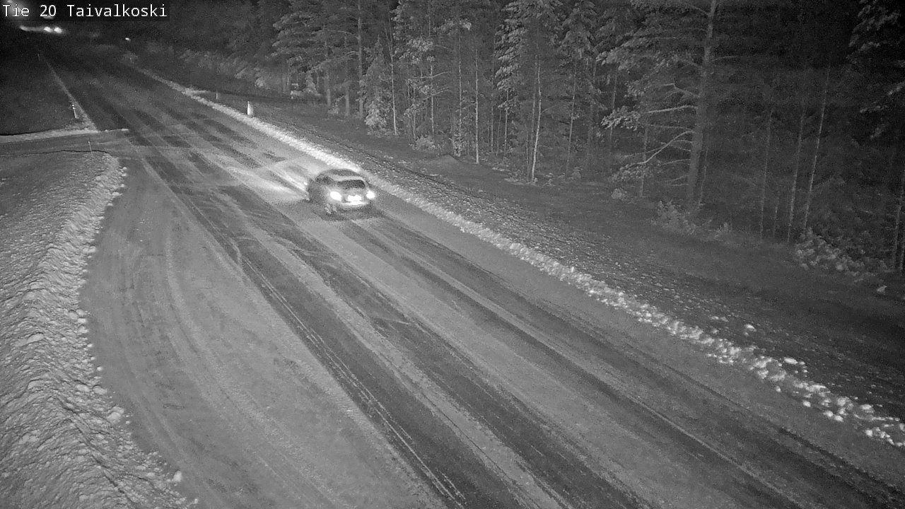 Weather Camera Image Road 20 Taivalkoski, Taivalkoski, Pohjois-Pohjanmaa