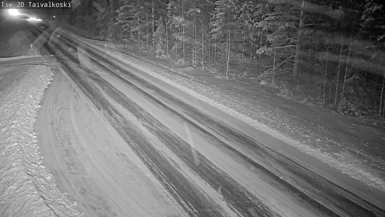 Weather Camera Image Road 20 Taivalkoski, Taivalkoski, Pohjois-Pohjanmaa
