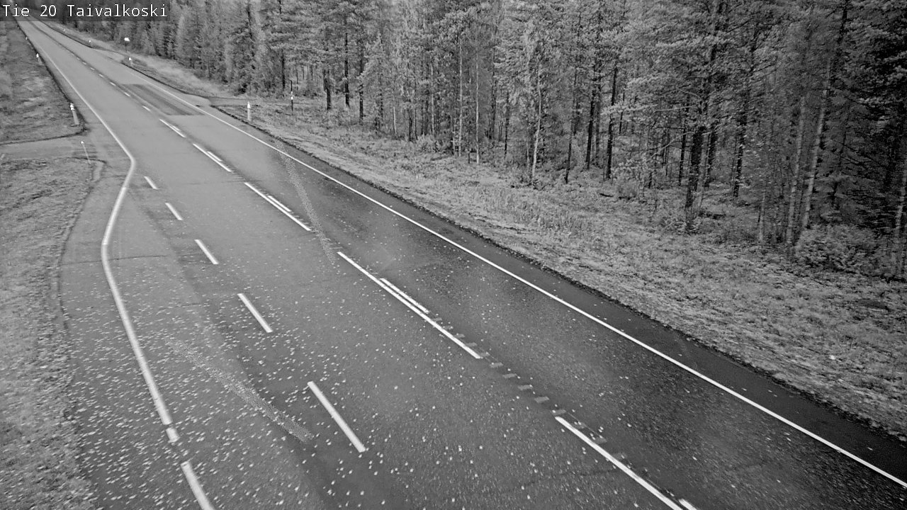 Weather Camera Image Road 20 Taivalkoski, Taivalkoski, Pohjois-Pohjanmaa