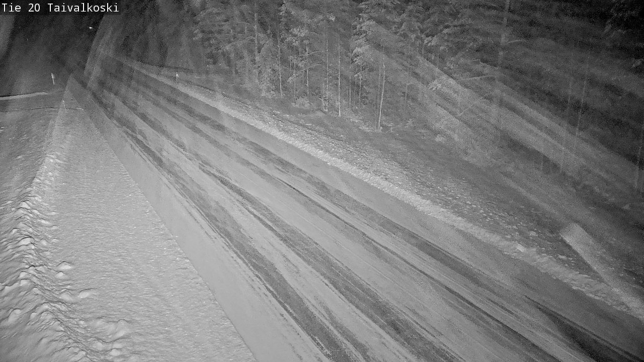 Weather Camera Image Road 20 Taivalkoski, Taivalkoski, Pohjois-Pohjanmaa