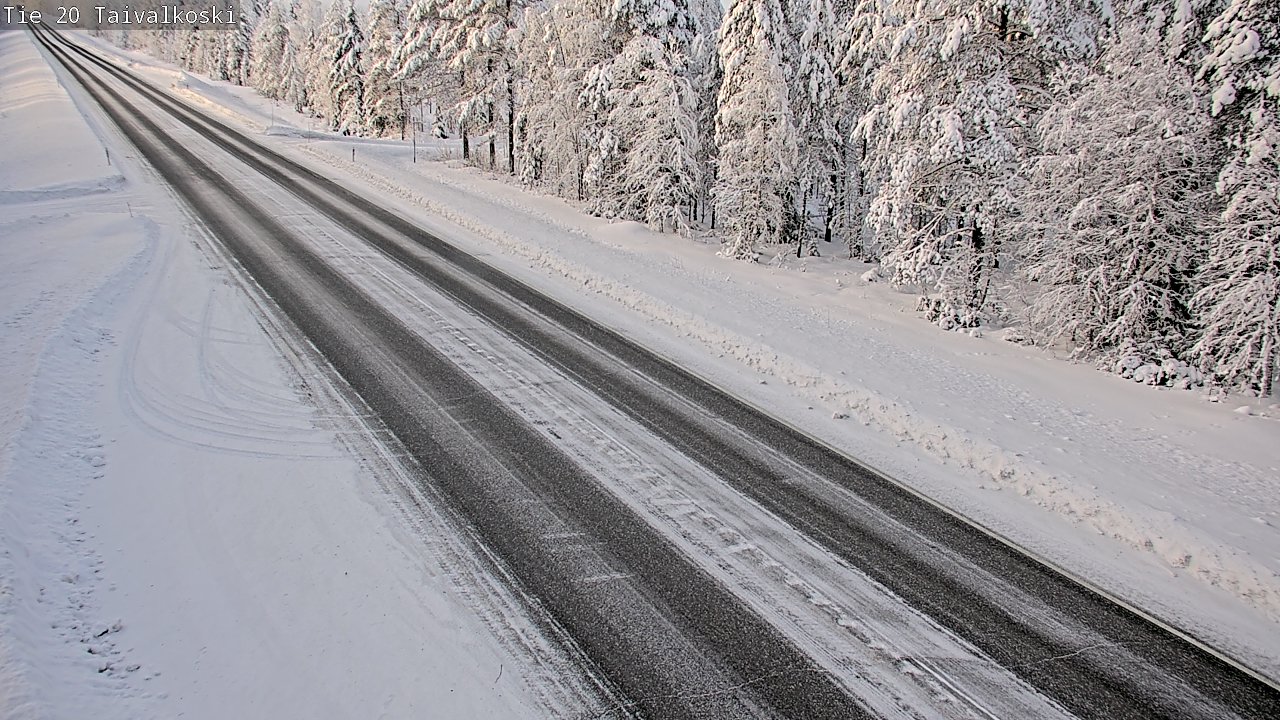 Weather Camera Image Road 20 Taivalkoski, Taivalkoski, Pohjois-Pohjanmaa
