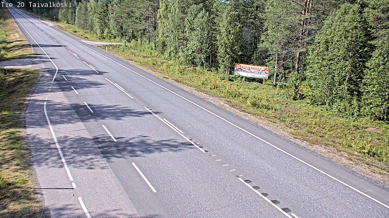 Kelikamerat Kuva Tie 20 Taivalkoski, Taivalkoski, Pohjois-Pohjanmaa