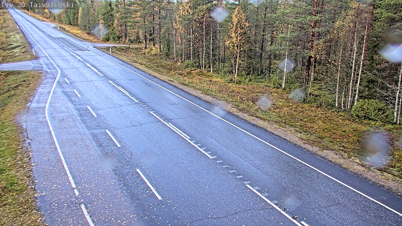 Weather Camera Image Road 20 Taivalkoski, Taivalkoski, Pohjois-Pohjanmaa
