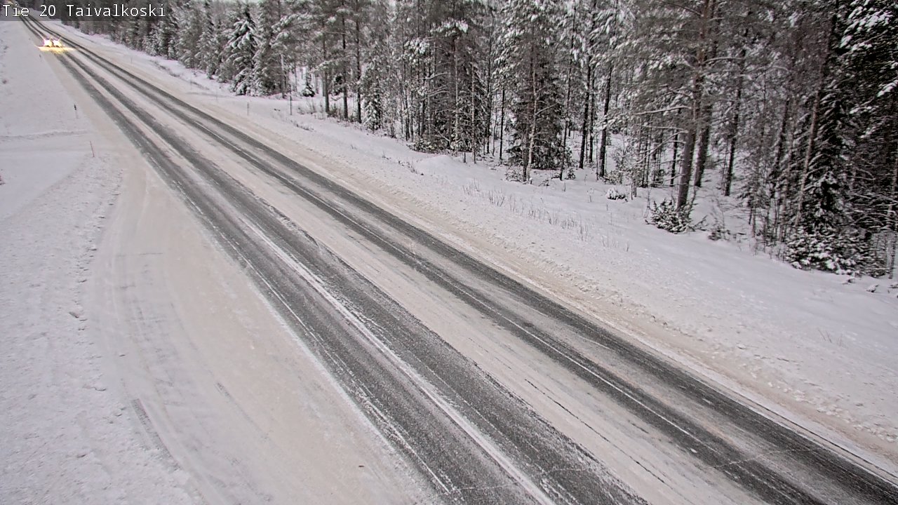 Weather Camera Image Väg 20 Taivalkoski, Taivalkoski, Pohjois-Pohjanmaa