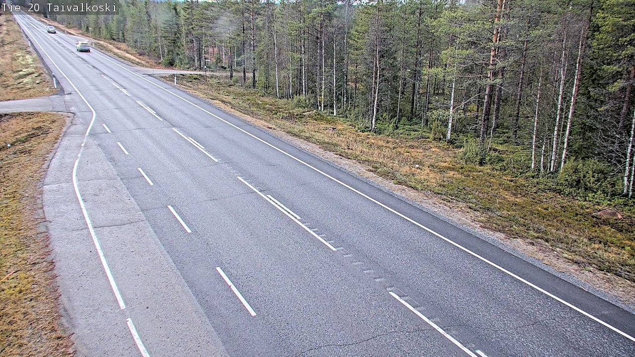 Kelikamerat Kuva Tie 20 Taivalkoski, Taivalkoski, Pohjois-Pohjanmaa