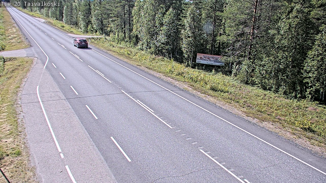 Kelikamerat Kuva Tie 20 Taivalkoski, Taivalkoski, Pohjois-Pohjanmaa