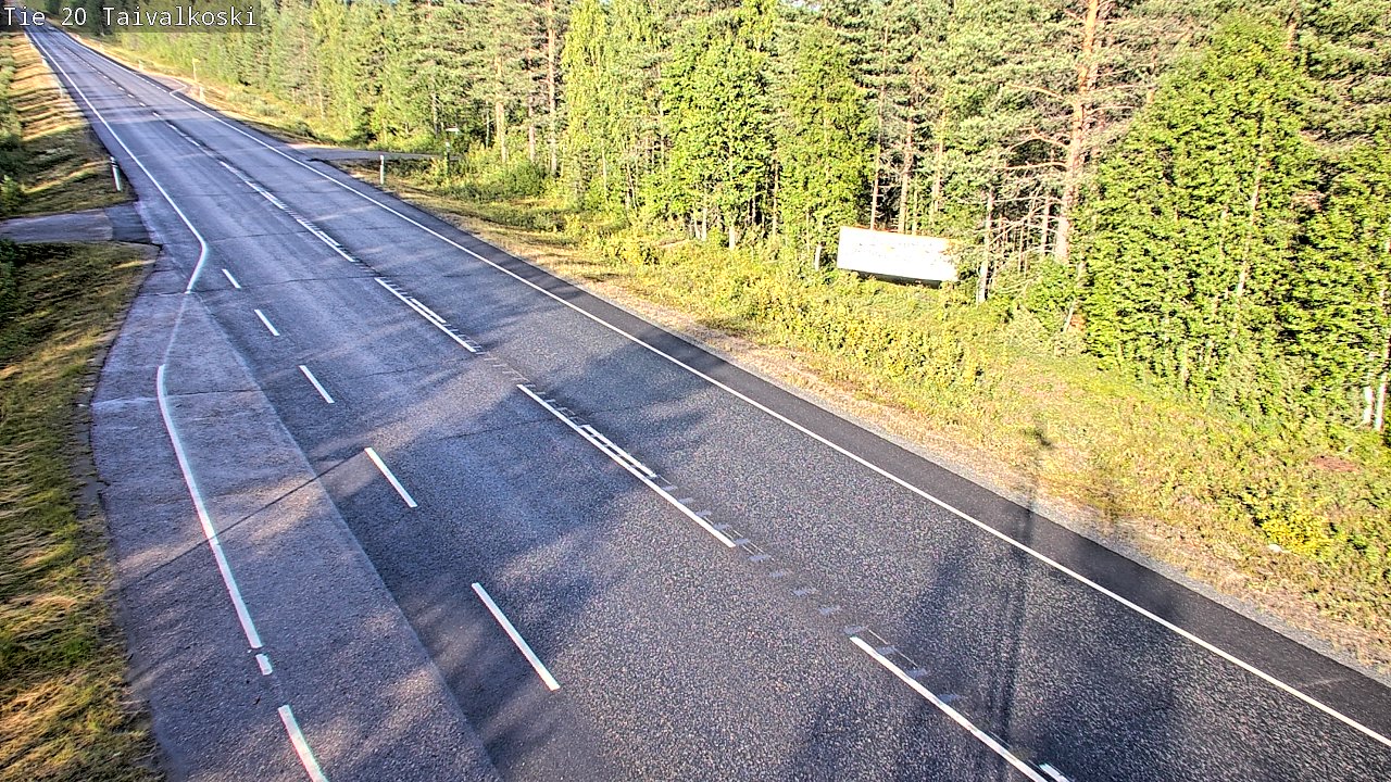 Kelikamerat Kuva Tie 20 Taivalkoski, Taivalkoski, Pohjois-Pohjanmaa
